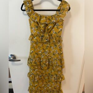 Tularosa Lily Dress - midi floral Revolve dress